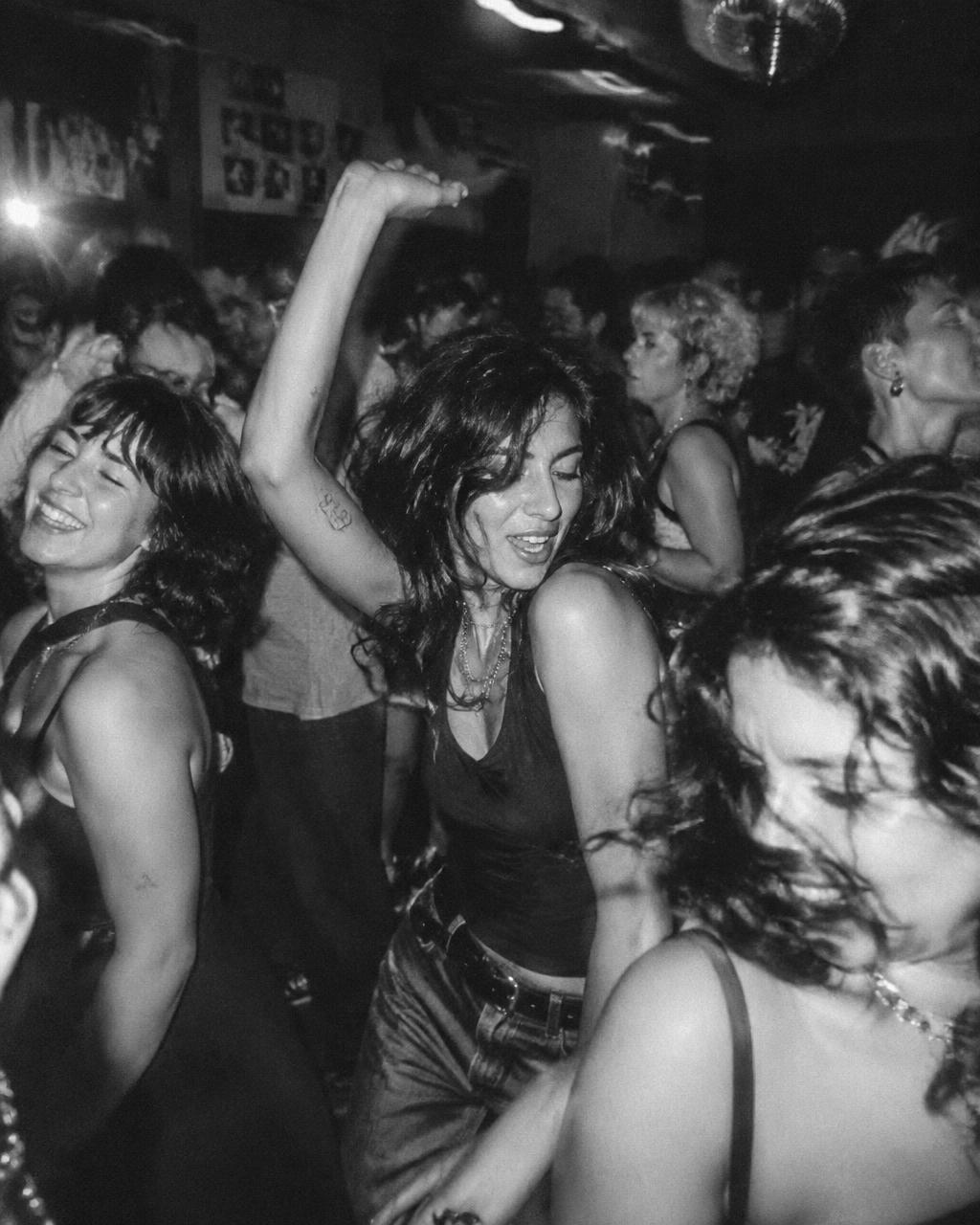 Women dancing at a busy night out